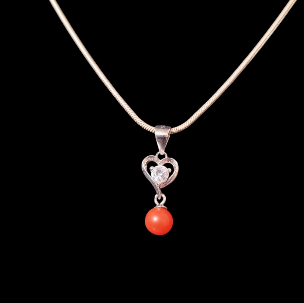 .925 Stering Akoya Pearl Pendant